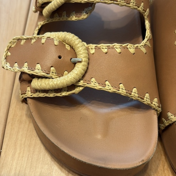 March Fisher Solea Tan Leather Sandals. Size 8 - Picture 2 of 12
